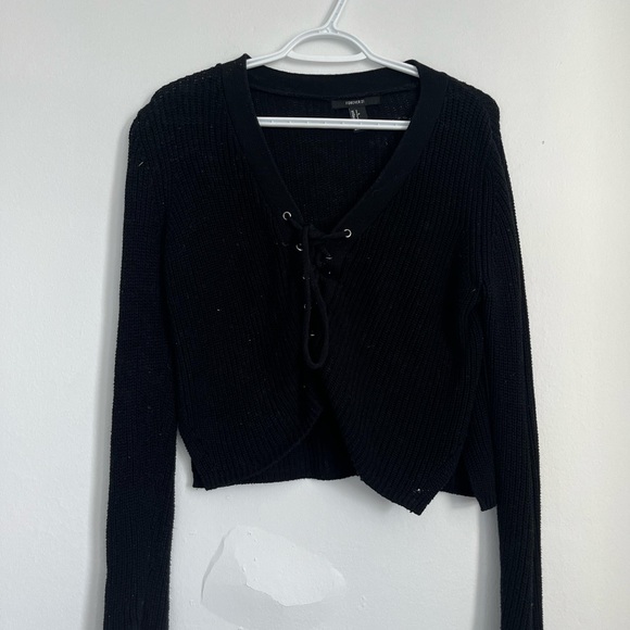 Forever 21 Laceup Sweaters Size Small - Picture 4 of 6